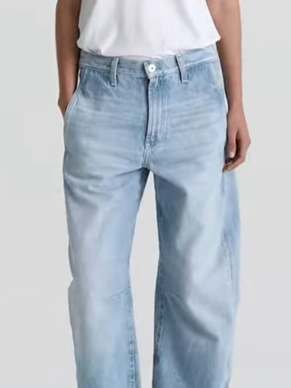 AG Mercer Cuffed Barrel Jeans – Sunset Blues – Size 28 – Worn Once – $275 Retail